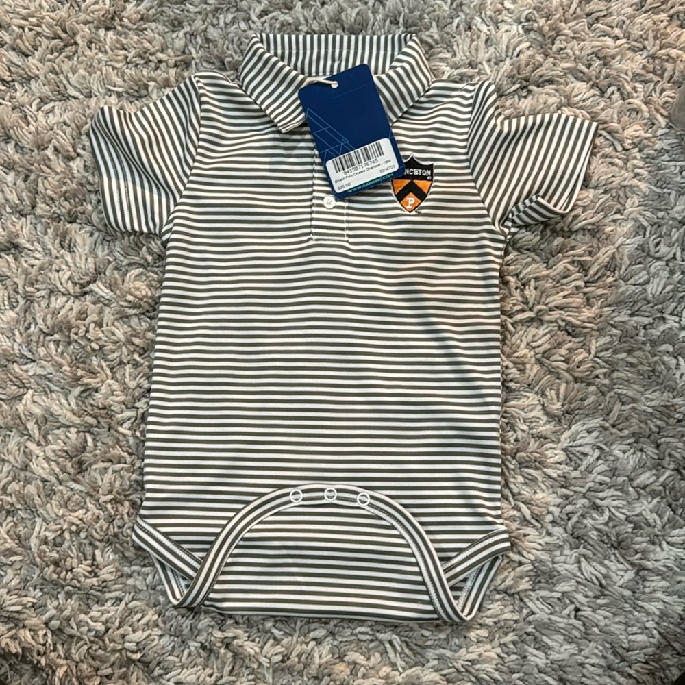 NWT baby Princeton collard onesie